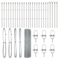 Оградa с колчета Сребрист 0.8 x 50 м Стомана