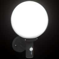 Външни стенни лампи 2 pcs Черно 28 x 25 x 38 см