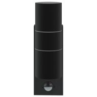 Външни стенни лампи 2 pcs Черно 7 x 10 x 22 см