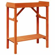 Стендове за растения Кафяво 75 x 40 x 90 см Борово дърво масив