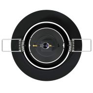 Спотлайтове с прожектори 6 pcs Черно 9 x 9 см Метал