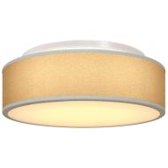 Таванна лампа Сив 38 x 13.5 см текстил