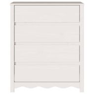 Скрин за чекмеджета с чекмедже Drammen Бяло 76.5 x 40 x 91 см