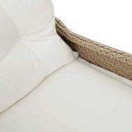 Разтегателен стол Бежово 56 x 66 x 95см полиратан