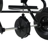 Ръчен разпръсквач за сол, PVC и стомана, 125x74x79 см, 45 л