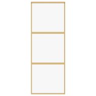 Плъзгаща се врата 76x205 см прозрачно ESG стъкло и алуминий