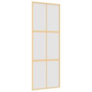 Плъзгаща се врата 76x205 см матирано ESG стъкло и алуминий