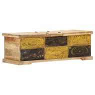 Маса за кафе, 100x50x35 см, мангово дърво масив