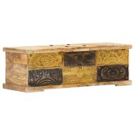 Маса за кафе, 100x50x35 см, мангово дърво масив