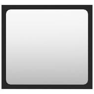 Комплект мебели за баня, черен, ПДЧ