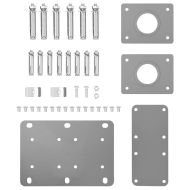 Прибираща се дворна странична тента, 140x1200 см, синя