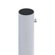 Прибираща се странична тента, кафява, 160x1000 см