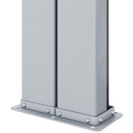 Прибираща се странична тента, кафява, 220x1000 см