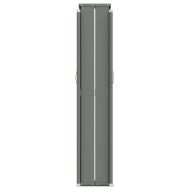 Прибираща се странична тента, синя, 220x1000 см