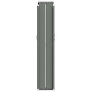 Прибираща се странична тента, червена, 220x1000 см