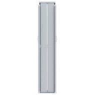 Прибираща се странична тента, кремава, 220x1200 см