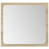 Комплект шкафове за баня от 4 части дъб сонома инженерно дърво