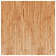 Квадратен плот за маса, светлокафяв, 80x80x1,5 см, дъб масив