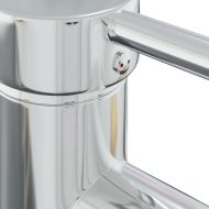 Мивка за вграждане с кран, 81x39x18 см, керамична, бяла