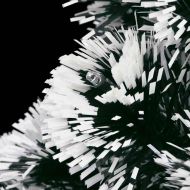 Готова осветена коледна елха със стойка и LED 150 см оптично влакно