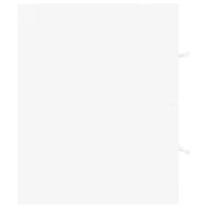 Шкаф за баня с вградена мивка, бял, ПДЧ