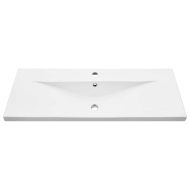 Шкаф за мивка в баня 2 pcs Старо дърво 100 x 38,5 x 48 cm