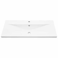 Комплект мебели за баня 4 pcs Черния дъб Инженерно дърво