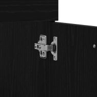 Комплект мебели за баня 4 pcs Черния дъб Инженерно дърво