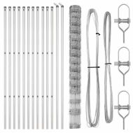 Ограда за пасища Сребрист 25 x 1.6 м Поцинкована стомана