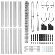 Ограда за пасища Сребрист 25 x 1.6 м Поцинкована стомана