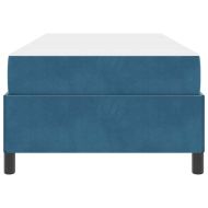 Рамка за легло с матрак Тъмен син 80 x 200 cm текстил