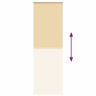 Ролкова щора Blackout Бежова 70x210 cm Ширина на плата 65,7 cm