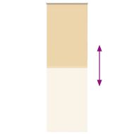 Ролкова щора Blackout Бежова 70x230 cm Ширина на плата 65,7 cm