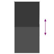 Ролетна щора Blackout Black 75x175 cm Ширина на плата 70,7 cm