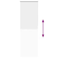 Ролкова щора Blackout бял 70x230 см Ширина на плата 65,7 см