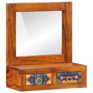 Стенен шкаф Кафяво 40 x 20 x 50 см Масивна акациева дървесина