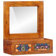 Стенен шкаф Кафяво 40 x 20 x 50 см Масивна акациева дървесина