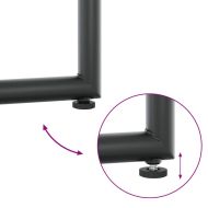 Градински столове 4 pcs Черен и антрацит 50.5 x 59 x 81.5 см