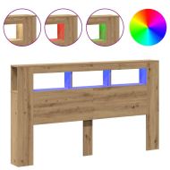 LED табла за глава Artisan Инженерна дървесина