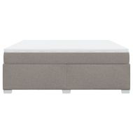 Боксспринг легло с матрак, таупе, 180x200 см, плат