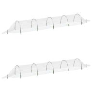 Мрежести тунели 2 бр 1,5x5 м фибростъкло и PP