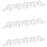 Мрежести тунели 3 бр 1,5x5 м фибростъкло и PP