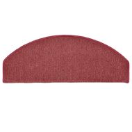 Изтривалки за стълби, 30 бр., 65x24x4 см, бордо, полукръгли, големи