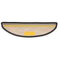 Самозалепващи стелки за стълби сизал 30 бр 65x21x4 см антрацит