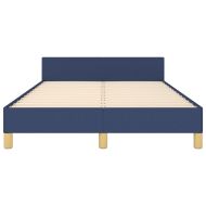 Рамка за легло без матрак, cиня, 120x190 см, плат