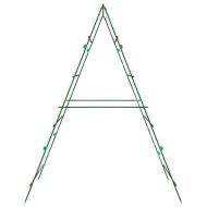 Градински перголи за увивни растения 3 бр А-рамка стомана