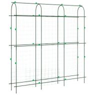 Градински перголи за увивни растения 4 бр U-рамка стомана