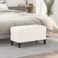 Пейка, кремава, 70x35x41 см, изкуствена кожа