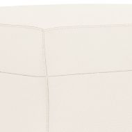 Пейка, кремава, 70x35x41 см, изкуствена кожа