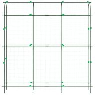 Градинска пергола за увивни растения U-рамка 181x31x182,5 см